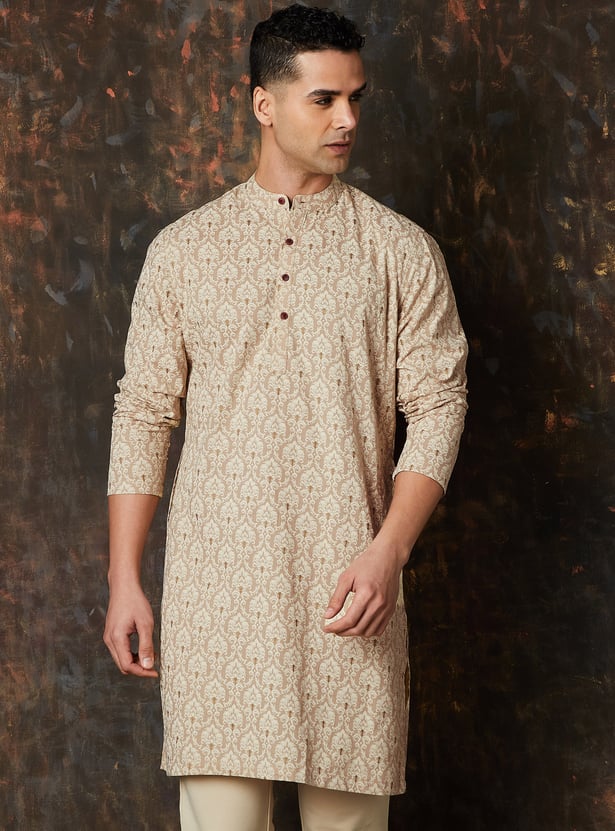 MELANGE Printed Straight Kurta