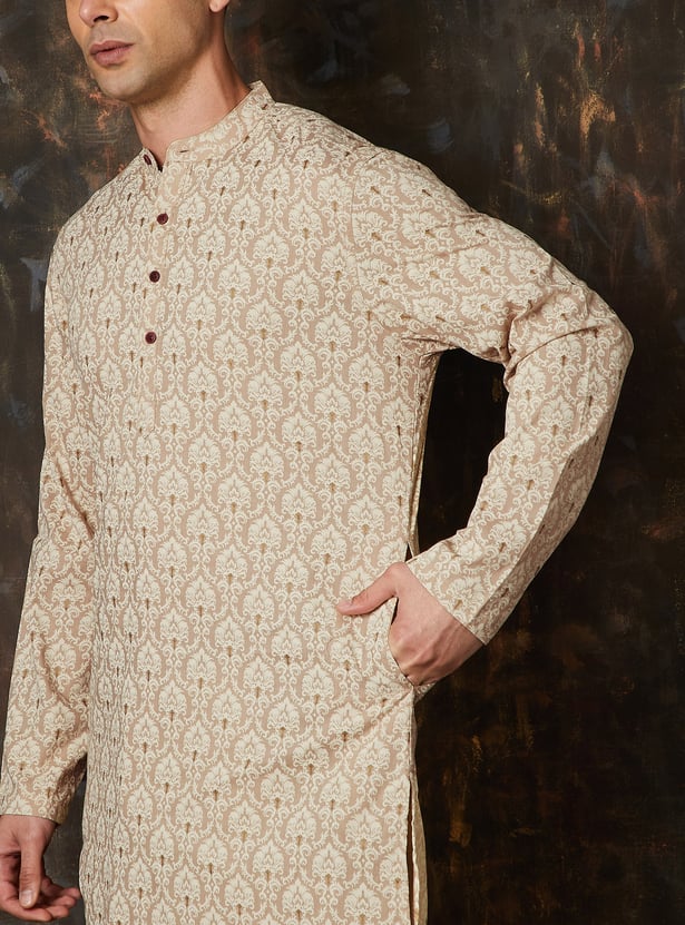 MELANGE Printed Straight Kurta