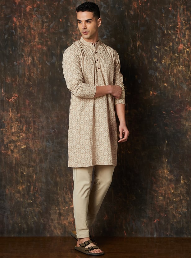 MELANGE Printed Straight Kurta