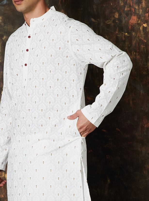 MELANGE Printed Straight Kurta