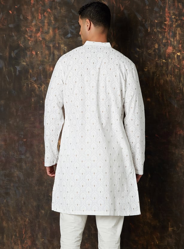 MELANGE Printed Straight Kurta