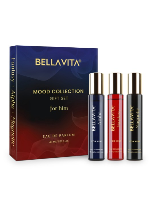 Men Mood Collection Set Of 3 Long Lasting Perfumes - 15 ml Each