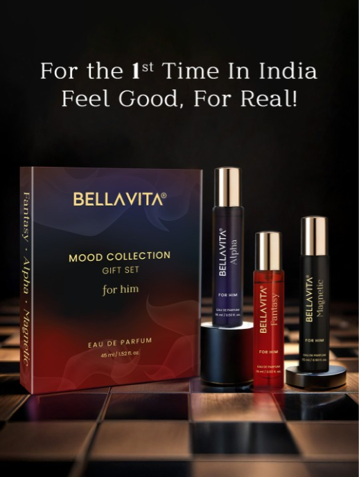 Men Mood Collection Set Of 3 Long Lasting Perfumes - 15 ml Each
