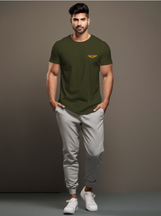 Unisex Round Neck Pure Cotton T-shirt