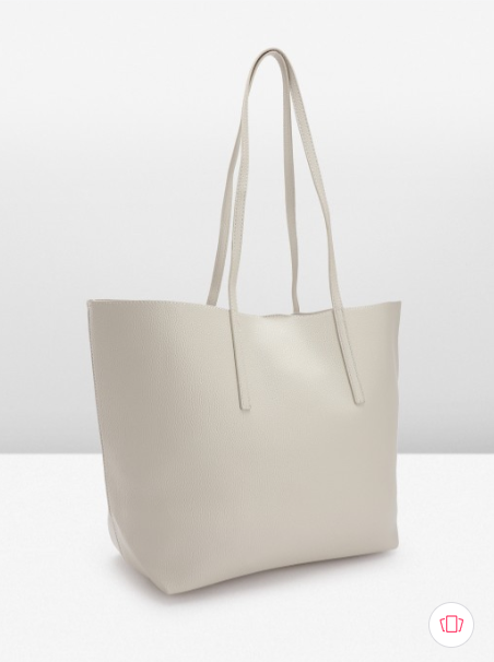 MANGO Oversized Shopper Tote Bag