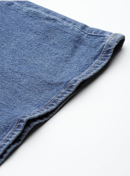 NEW MANGO Women Mid-Rise Light Fade Stretchable Wide Leg Jeans