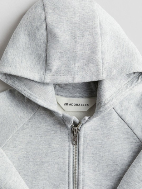 H&M Infant Boys Pure Cotton Zip-Through Hoodie