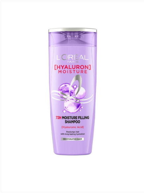 Loreal Paris Hyaluron Moisture 72H Moisture Filling Shampoo with Hyaluronic Acid - 340 ml