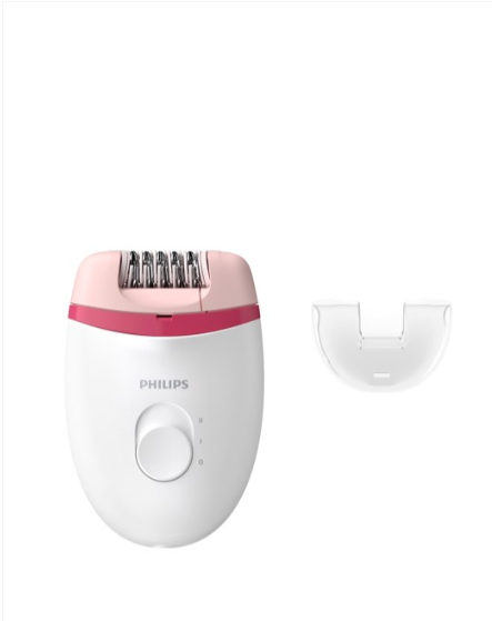 Philips Satinelle Epilator BRE245/00 Corded Compact with 2 Speed Setting-White