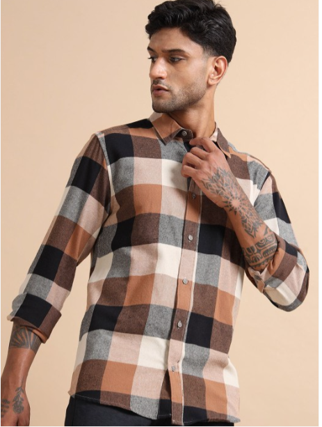 Snitch CO Checked Shirt with Patch Pocket