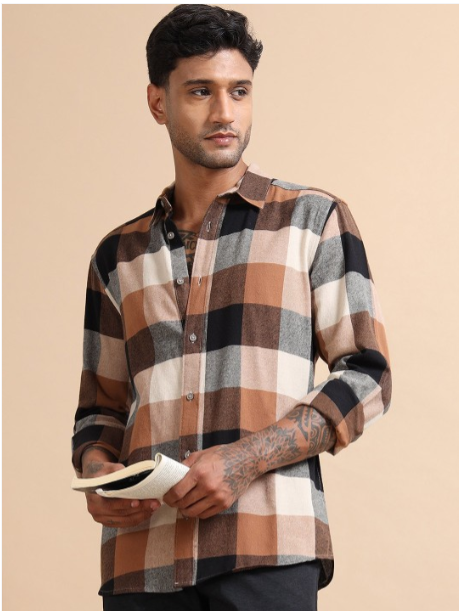 Snitch CO Checked Shirt with Patch Pocket