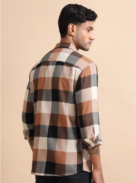 Snitch CO Checked Shirt with Patch Pocket