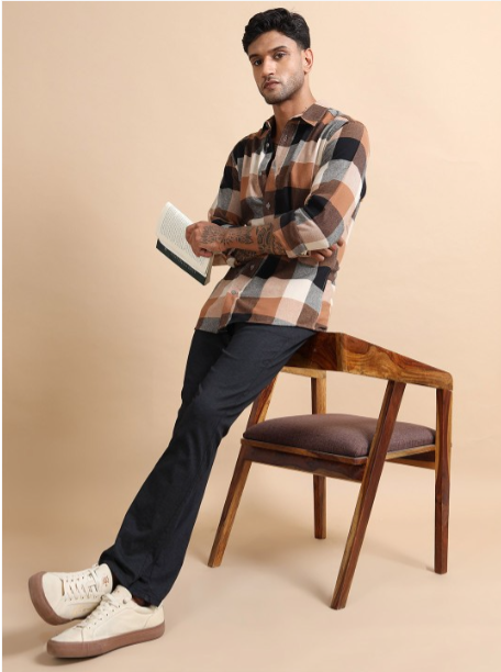 Snitch CO Checked Shirt with Patch Pocket