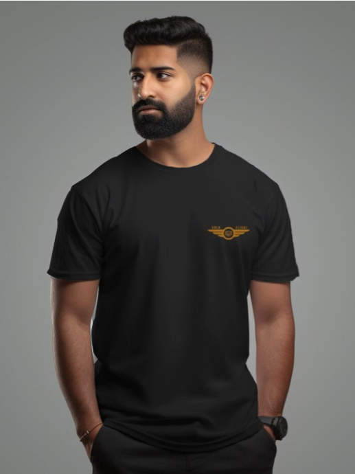 Unisex Round Neck Pure Cotton T-shirt