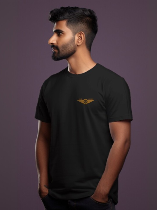 Unisex Round Neck Pure Cotton T-shirt