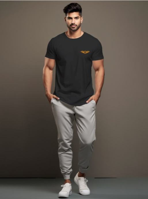 Unisex Round Neck Pure Cotton T-shirt