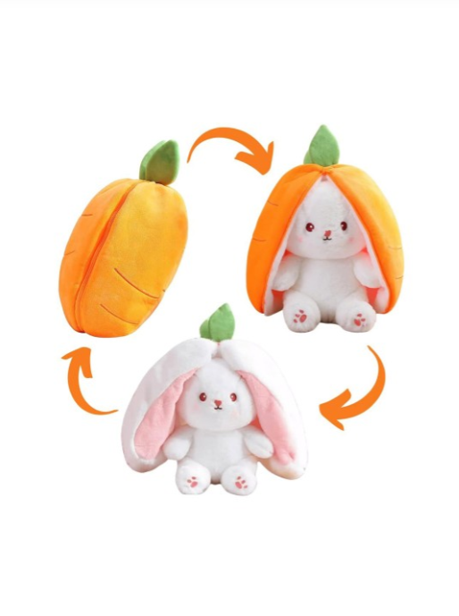 Rabbit In Strawberry Microfibre Filled Non-Allergic Soft Toys and Dolls