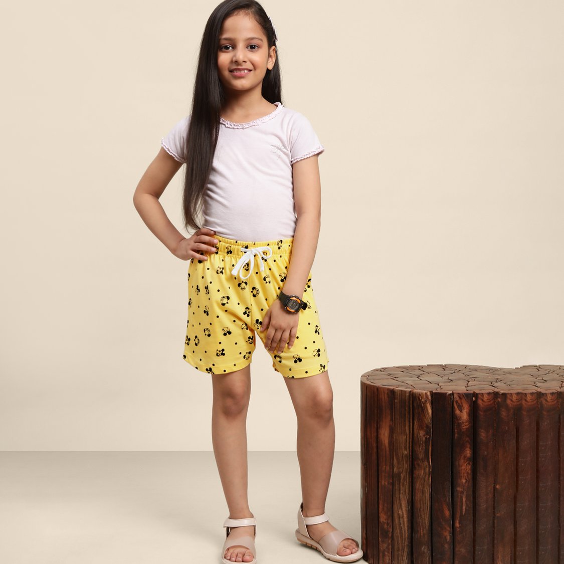 KIDSVILLE Mickey & Friends Printed Shorts