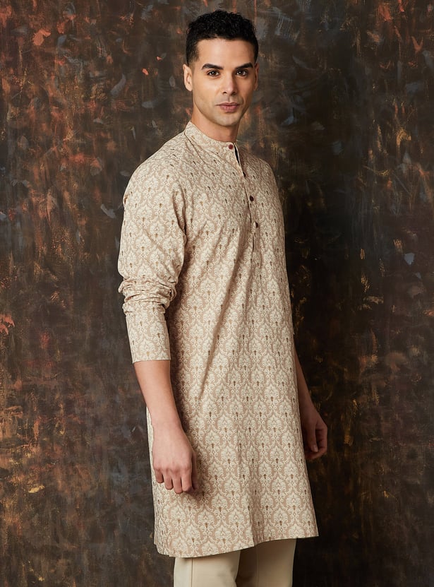 MELANGE Printed Straight Kurta