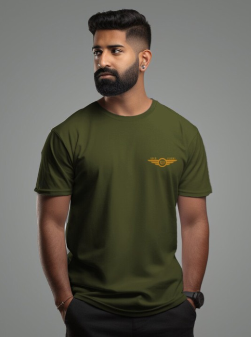 Unisex Round Neck Pure Cotton T-shirt