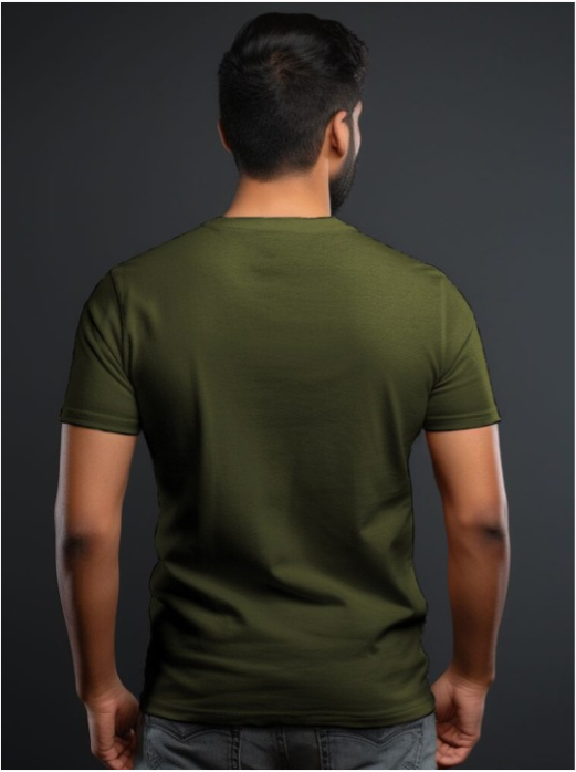 Unisex Round Neck Pure Cotton T-shirt