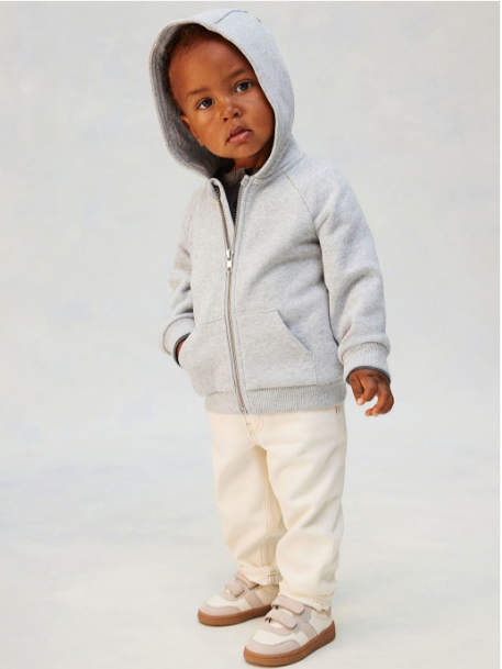 H&M Infant Boys Pure Cotton Zip-Through Hoodie