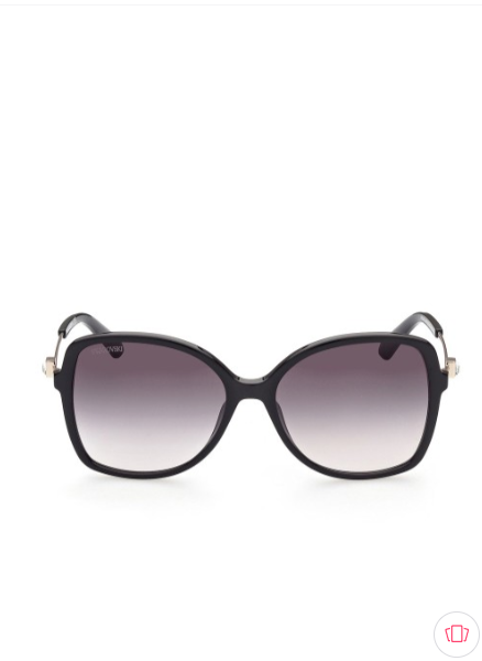 SWAROVSKI Women UV Protected Butterfly Sunglasses