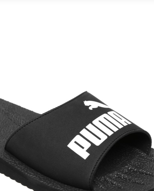 PUMA Black Purecat Flip-Flops